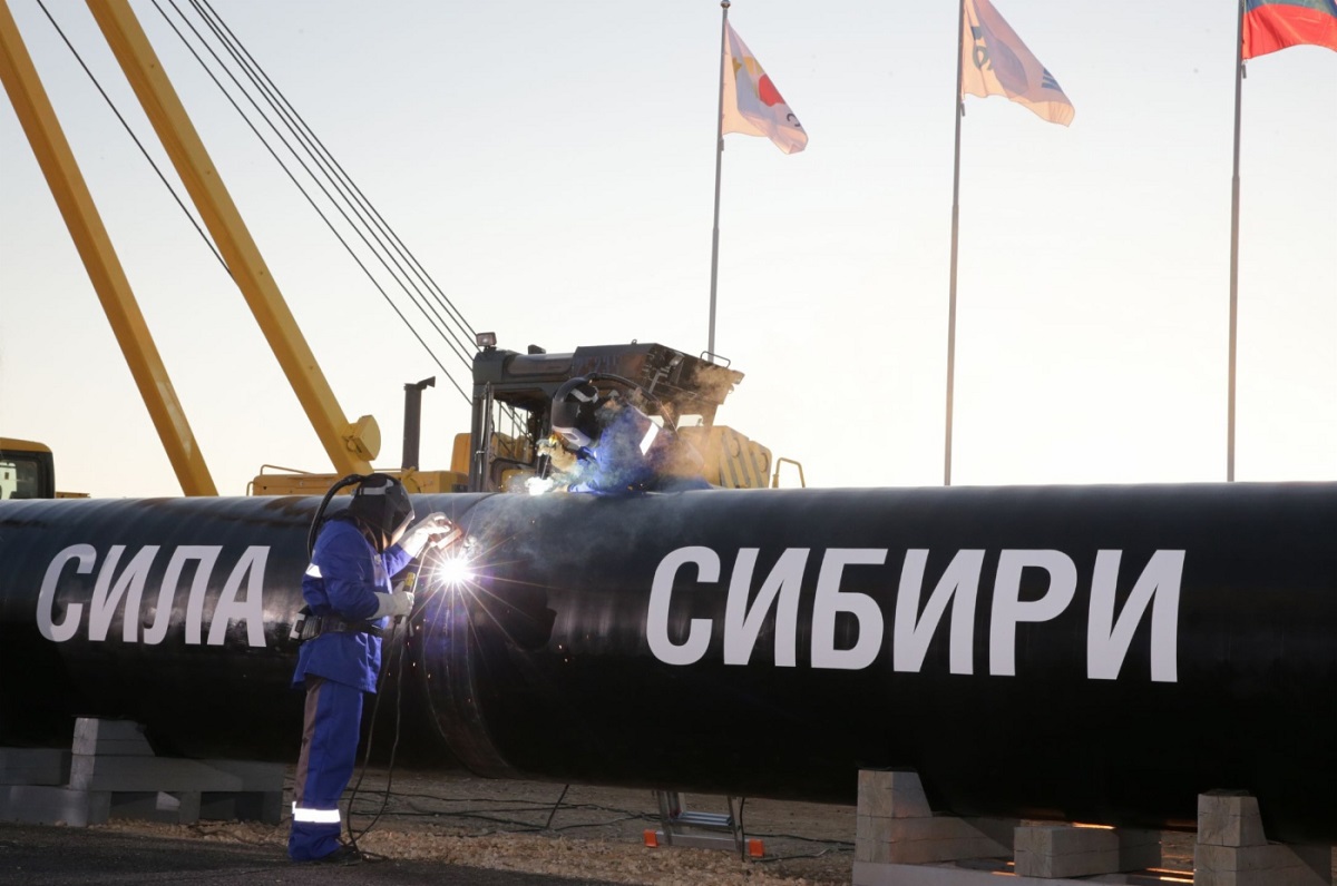 Поставки газа по "Силе Сибири" в Китай в 2022 году достигли рекорда