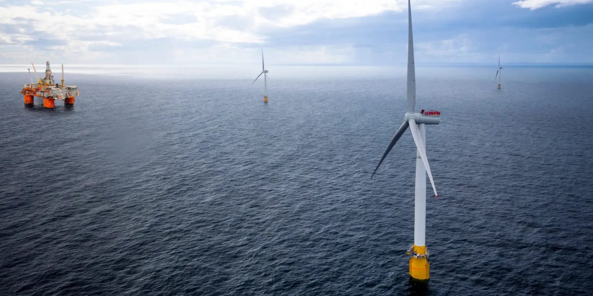 Equinor создала крупнейший в мире плавучий ветропарк для нефтедобычи в Северном море