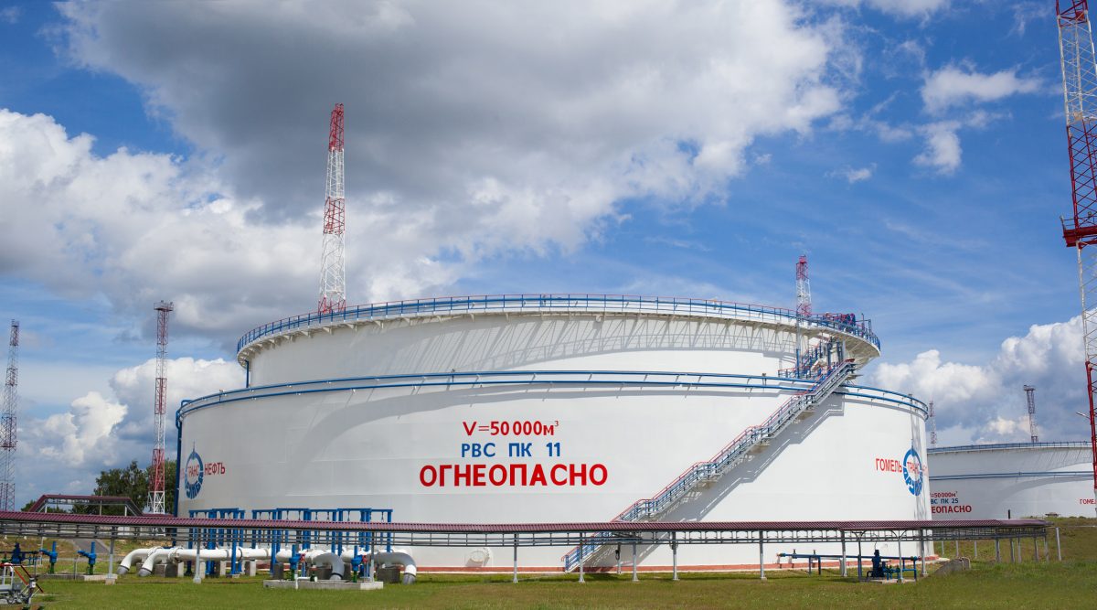 Белоруссия создаст мощности для хранения 1,35 млн тонн нефти