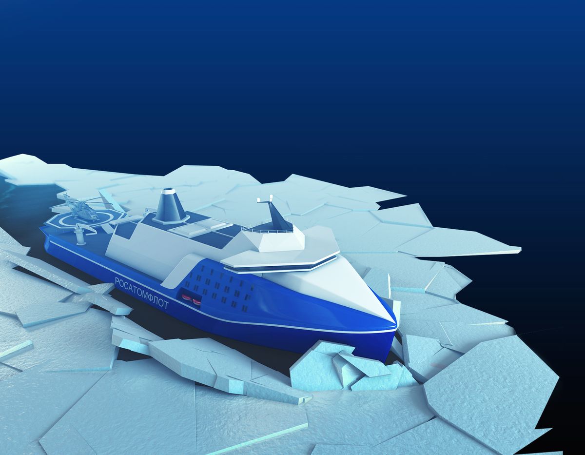 «Росатом» изготовил первое ядерное топливо для самого мощного ледокола в мире