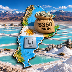 Французская Eramet инвестирует $350 млн в расширение добычи лития в Аргентине